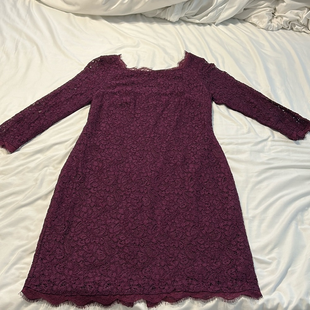3/4 Sleeve Lace Dress.